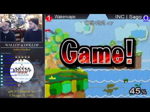 Wallop at Dollop #3 Grand Finals - Wakenvape (Peach, Puff) vs INC | Sago (Marth)