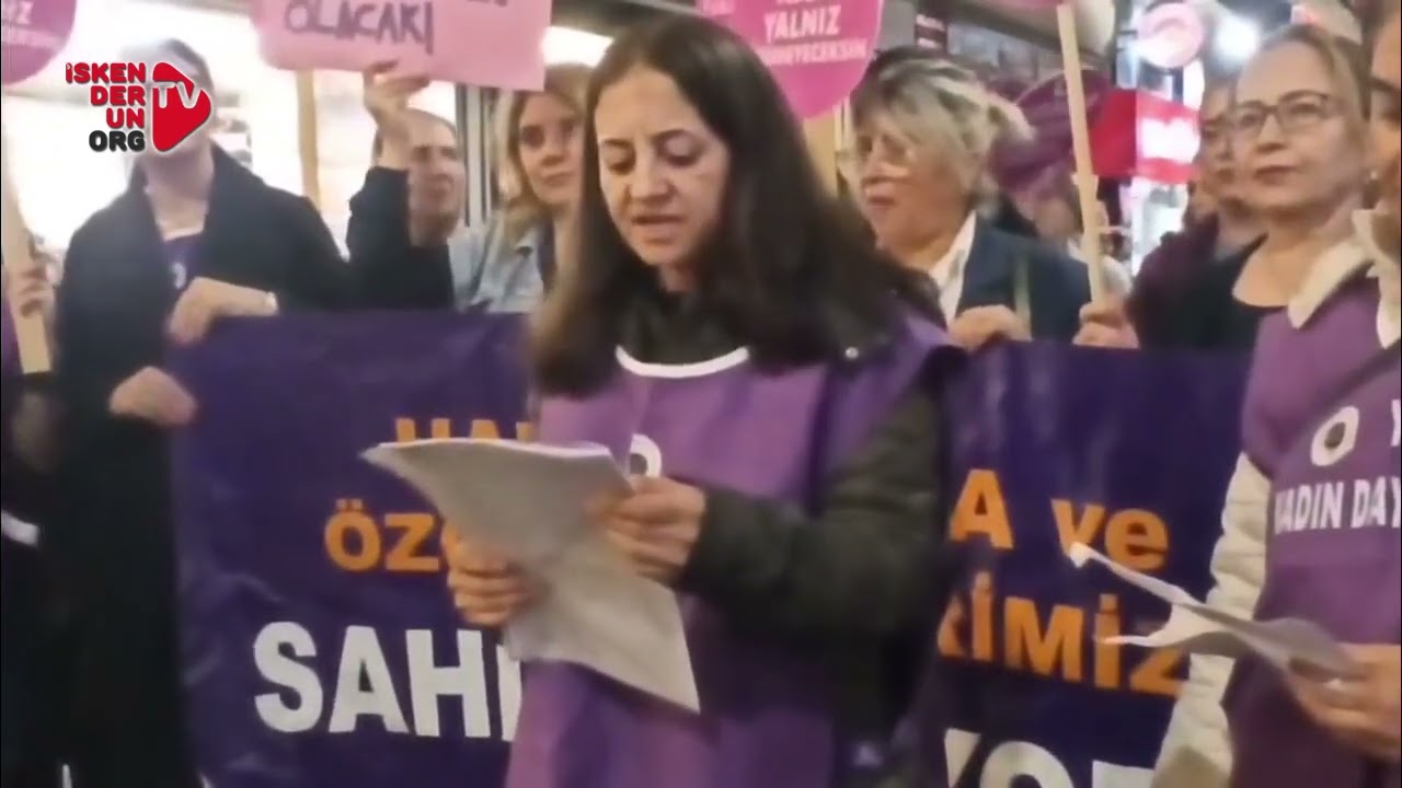 İskenderun Kadın Platformu’ndan net mesaj…