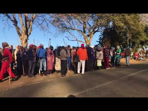 Groomsmen on strike at Summerveld training centre