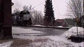 preview picture of video 'Montana Rail Link, Sandpoint ID 1992'