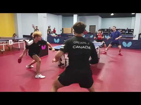 KSSC (MUDAN CUP) Sergei/Yuwen vs Jordan Grewal/ Max JI  Table Tennis Team Tournament Oct 28 2023