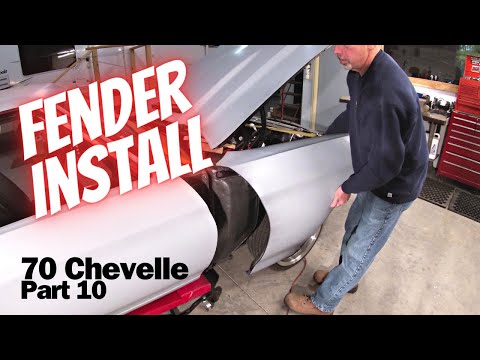 1970 Chevelle Part 10 Installing The Fender