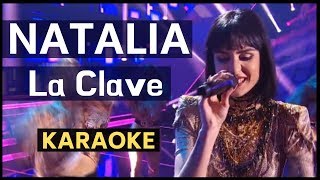 Natalia - La Clave ♫ Instrumental - Karaoke - Gala Eurovisión 2019