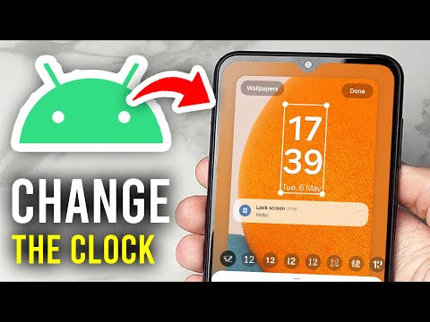 How To Change Lock Screen Clock In Android - Full Guide