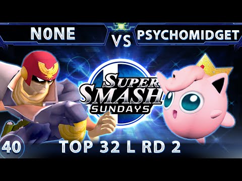 SSS 40 - EMG n0ne (Falcon) Vs. PsychoMidget (Jigglypuff) SSBM Top 32 Losers Round 2 - Smash Melee