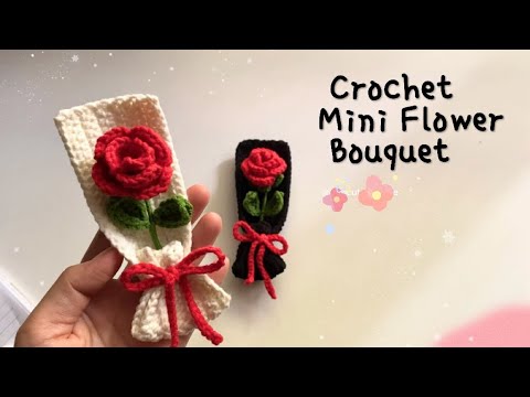 Bó hoa hồng mini (mẫu Minmin len)