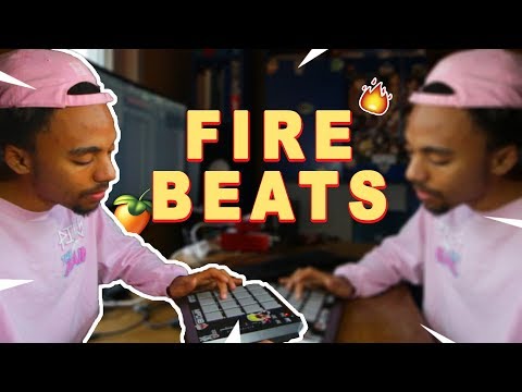 Producer Making Fire Beats in Fl Studio