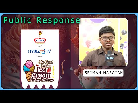 Sriman Narayana | The Great Indian Ice Cream Tasting Challenge 2023 | Hybiz tv