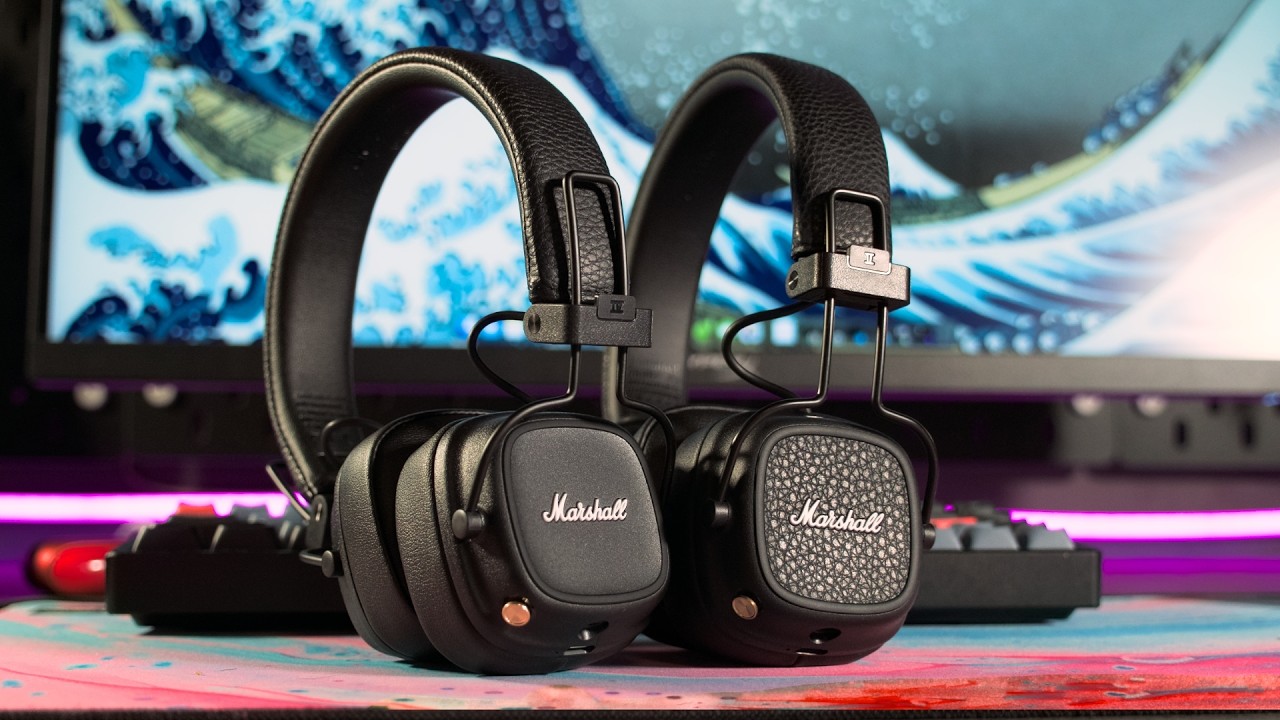 Наушники Marshall Major V BT Cream video preview