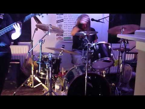 Hair Resistance - Clip of John Hoey On Drums 6.9.12