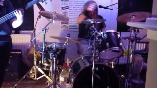 Hair Resistance - Clip of John Hoey On Drums 6.9.12