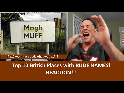 American Reacts Top 10 British Places With Rude Names REACTION