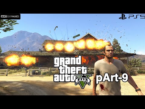 GTA 5 | PS5 Gameplay walkthrough Part-9 | Next Gen version| FIDELITY MODE | RAY TRACING | 4K-HDR NEW