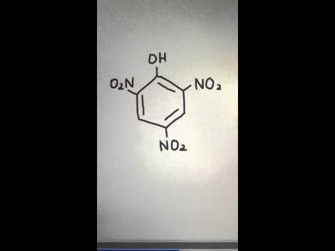 4-ニトリフェノールの構造