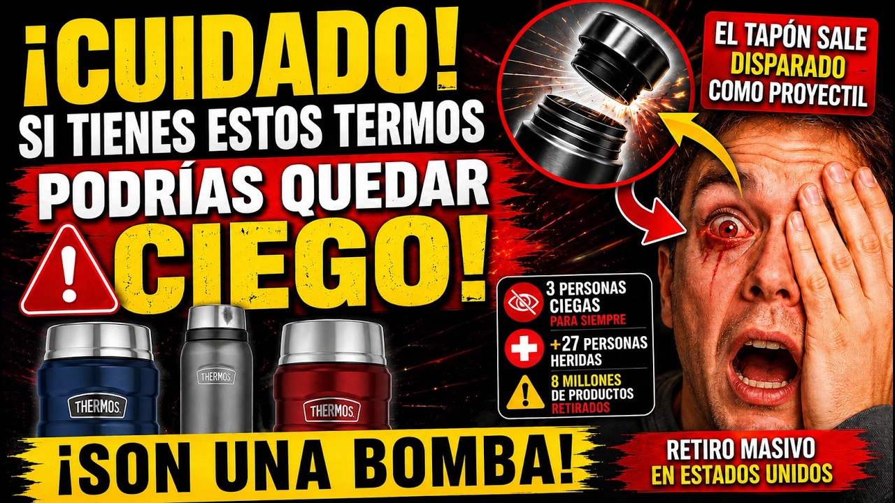 CUIDADO SI TIENES este TERMO podrías quedar CIEGO, es UNA BOMBA