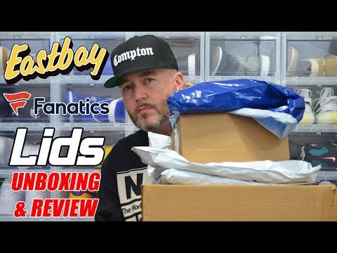 EASTBAY x FANATICS x LIDS !!! MY LATEST CLOTHING PICK-UPS !!! UNBOXING & REVIEW !!!