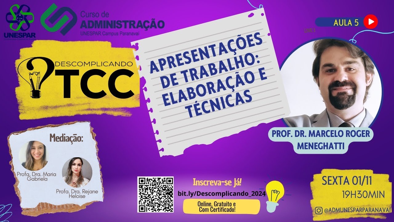 Descomplicando o TCC - 2024 - Live 5