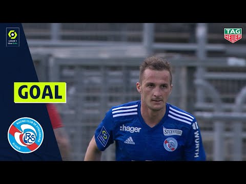 Goal Dimitri LIENARD (82' - RC STRASBOURG ALSACE) NÎMES OLYMPIQUE - RC STRASBOURG ALSACE (1-1) 20/21