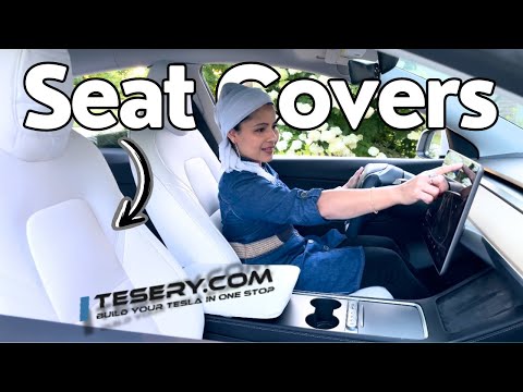 Tesla Model 3 & Y Seat Cover upgrade by TESERY | Review and Install