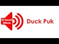 Duck Puk -Copyright Free-AS Sound Effects 2021