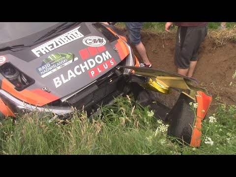 Wyciąganie z rowu załogi Jurecki/Kozdroń 8 Rajd Nadwiślański 2021 by RALLY VIDEO POLAND