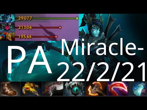 Miracle- Phantom Assassin vs w33 Batrider, Chaos Knight, Terrorblade - dominating - dota2