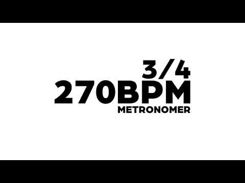 270 BPM Metronome 3/4