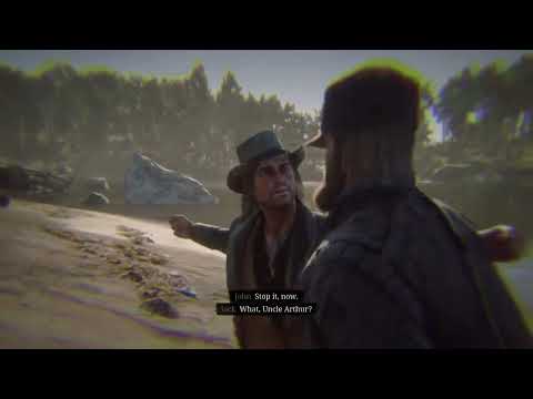 John knocks Arthur out for telling Jack to count apples