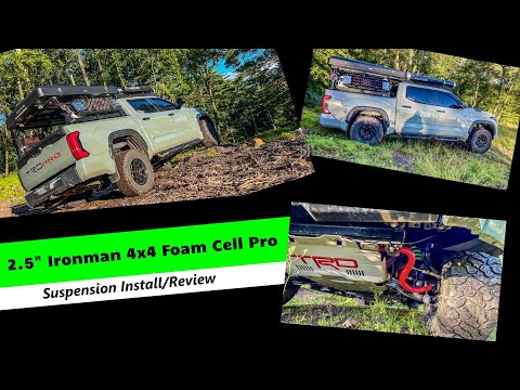 Ironman 4x4 Foam Cell Pro Lift Kit Install on a 3rd Gen Tundra. 2022 Toyota Tundra TRD Pro.