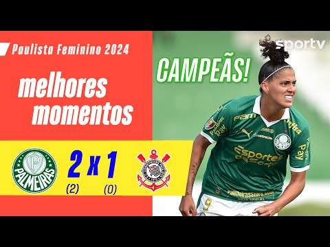 Gols e lances de Palmeiras x Corinthians