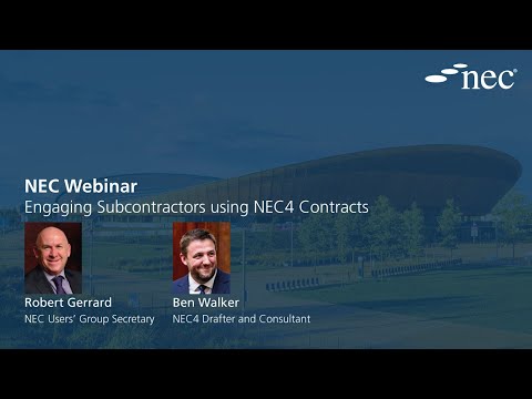 Engaging Subcontractors using NEC4 Contracts