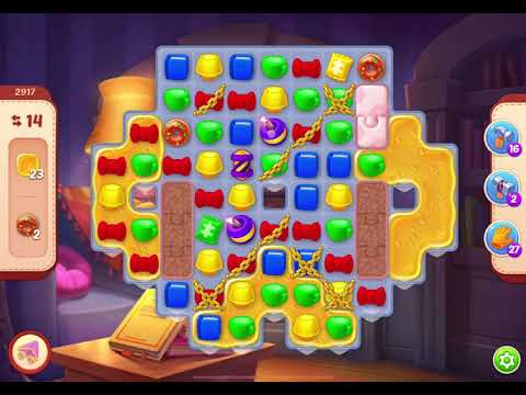 HomeScapes Level 2917 no boosters (15 moves)