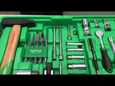 Набор инструмента комбинированный 14&12, ключи 6-32мм, 130ед. GCAI130T TOPTUL