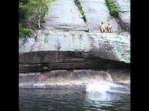 Rainbow Falls Waterfall Jumping- Short Length w/Music
