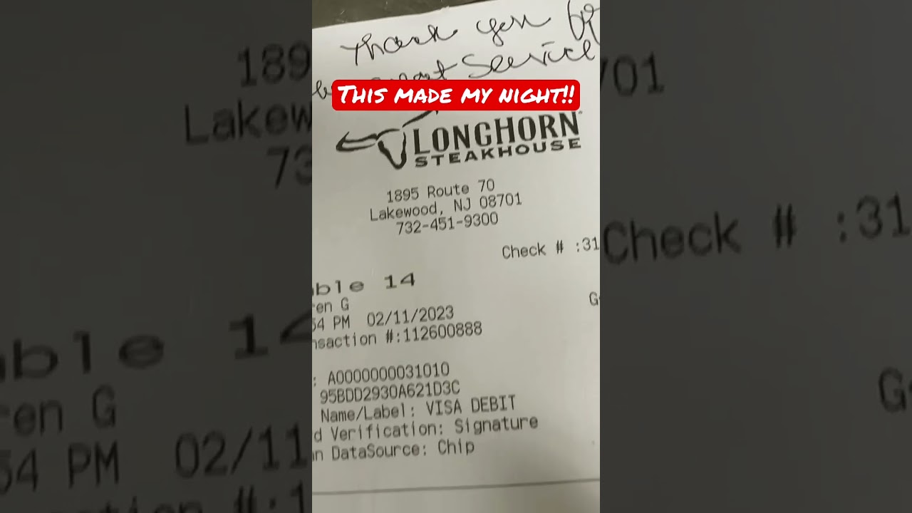 This made my night!! #shorts #viral #server #serverlife  #great #tips #grateful