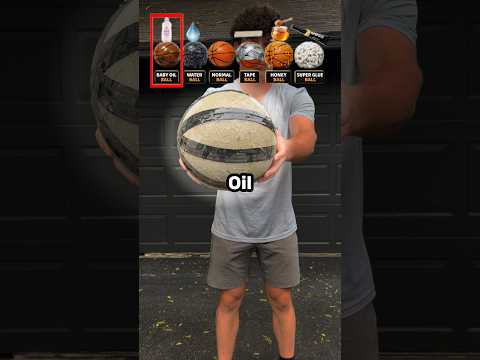 Every shot the balls get stickier!🏀😂 #shorts #basketball