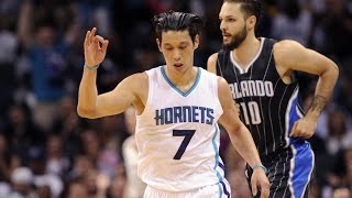 林書豪 Jeremy Lin's Offense & Defense Highlights 2016-04-14 Hornets VS Magic