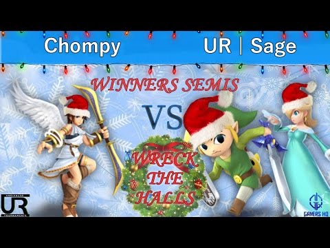 Wreck The Halls  WINNERS SEMIS - Chompy (Pit) vs UR | Sage (Rosalina, Toon Link)