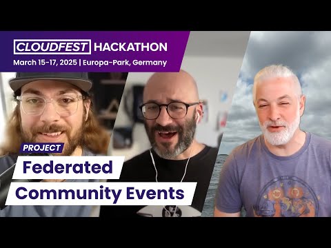 "Federated Community Events" - CloudFest Hackathon 2025 Project Preview