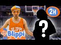 Blippi Plays Basketball With An NBA Pro Blippi Educational Kids Videos Moonbug Kids