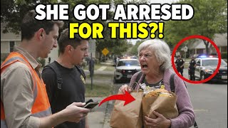 “HOA Karen Stole My Food Delivery She Had No Idea It’d Land Her in Jail! 😳🚔🍕”