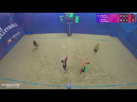 09:20 I. Skrynnik / V. Shapoval - I. Horiaiev / I. Romanenko 07.10.2022 | Winners Beach Volleyball