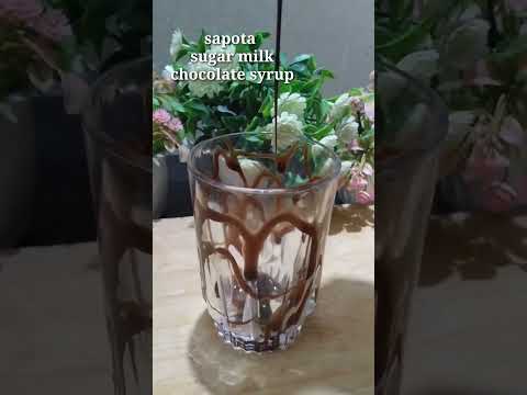 Chocolate Sapota Juice || Tasty Sapota Juice Recipe # Kaluri Jaya's kitchen