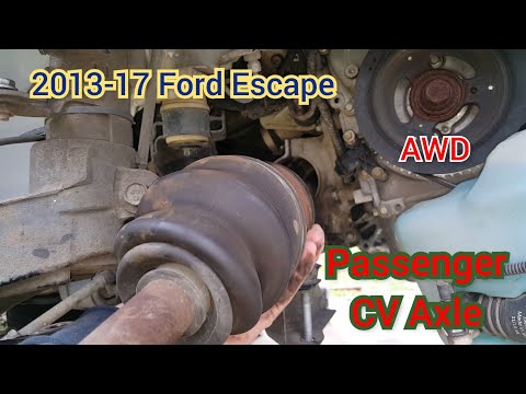 How to replace the passenger side cv axle on Ford Escape 2013-2017