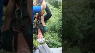 Upside Down Zip Lining in the Jungles of Costa Rica #zipline #costarica #travel #adventure
