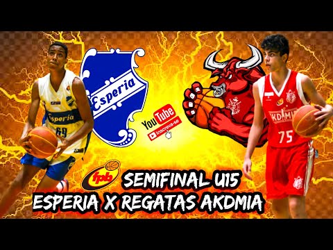 REGATAS VENCE ESPERIA E AVANÇA PARA A GRANDE FINAL DO CAMPEONATO PAULISTA U-15 !!!