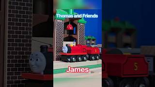 Thomas & Friends James BRIO Train in Action #thomasandfriends #train #railway #thomasthetankengine