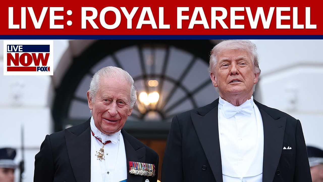LIVE SOON: Pres. Trump hosts farewell ceremony for King Charles & Queen Camilla