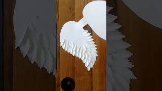 Download lagu How to make ' Angel wings ' Easily made of paper | DIY Angel wings #viral #shorts mp3