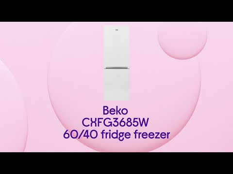 Beko Pro CXFG3685W 60/40 Fridge Freezer - White - Product Overview